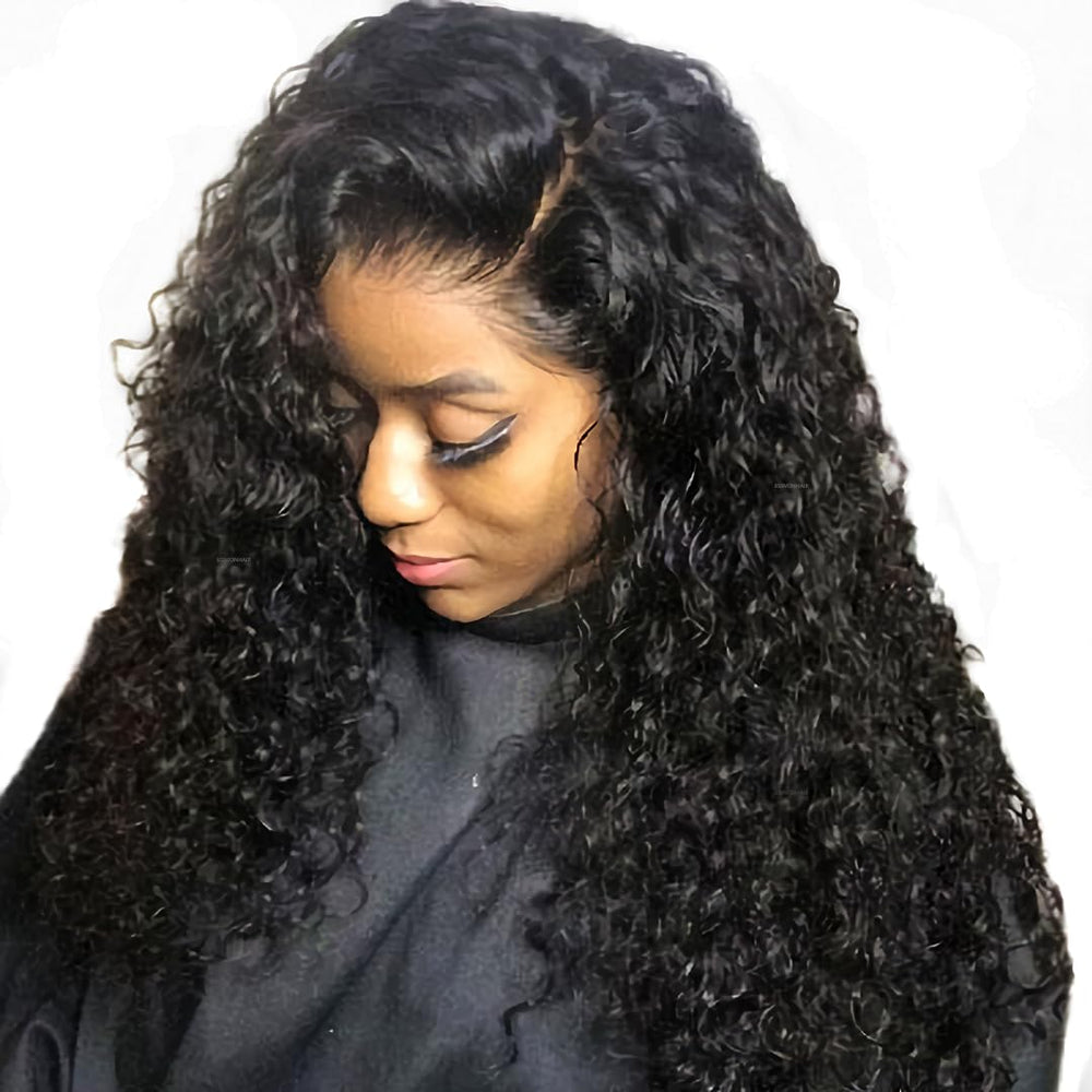 ESIWONHAIR wet and wavy lace front wig, 20 inch for natural movement and easy styling.