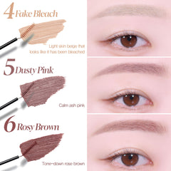 Espoir The Brow Color Fixing Cara fijación resistente al sudor y la humedad.