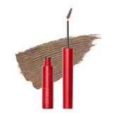 Espoir fijador de color para cejas taupe con cepillo delgado para un look natural.