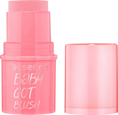 essence Baby Got Blush Stick pink swatch for natural flush
