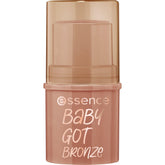 essence Baby Got Bronze cream bronzer stick swatch for natural warmth and easy definition.