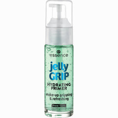 essence Jelly Grip Hydrating Primer bottle shows a smooth base for long-lasting makeup