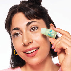 essence Jelly Grip under-eye primer stick smooths texture for an even, ready-for-makeup surface.