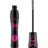 Essence Lash Princess Curl and Volume Mascara wand closeup showing lift.