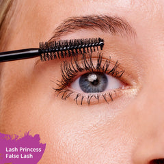Essence Lash Princess dramatic volume closeup for bold lash impact.