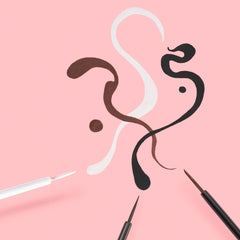 Essence Lash Princess Liner Brown rich pigment in a single stroke