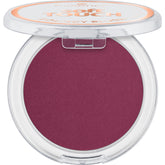 essence Soft Touch Bouncy Blush compact closeup showing creamy texture for easy application