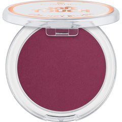 essence Soft Touch Bouncy Blush compact closeup showing creamy texture for easy application