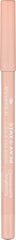 essence Stay & Play Gel Eyeliner application tip swatch demonstrates bold smooth color payoff.