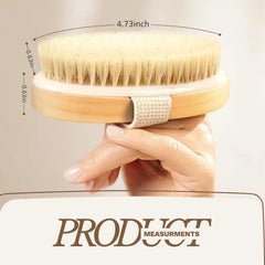 Essential Aura circulation-boosting brush supports lymphatic drainage and energizes mornings.
