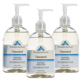 Essentials jabón líquido de manos con glicerina en dispensador, 3-pack, hidrata la piel.