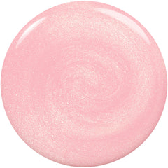 Essie Birthday Girl brush close-up highlights quick, streak-free at-home application.