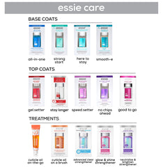 Cuidado vegano 8-Free: capa superior essie libre de ingredientes animales