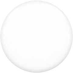 Cobertura impecable con essie blanco brillo para un look limpio.