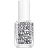 Esmalte essie Conjunto-en-Piedras con brillo plateado en botella