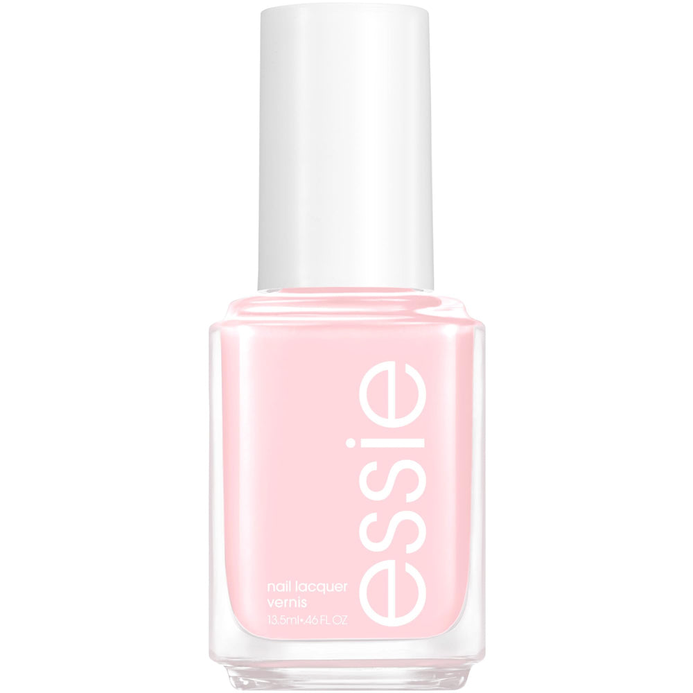 essie esmalte Fiji rosa pastel con brillo duradero para uñas