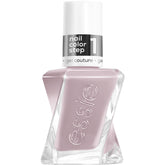 Essie Gel Couture, bote gris claro cremoso, color duradero sin lámpara UV