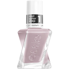 Essie Gel Couture, bote gris claro cremoso, color duradero sin lámpara UV