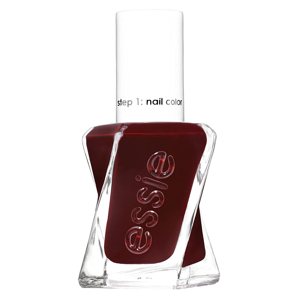 essie gel couture: bote rojo profundo con color duradero