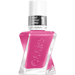essie Gel Couture bright orchid pink bottle with gel-like shine.