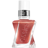 Essie Gel Couture con brocha remolino para aplicación precisa y cobertura generosa.