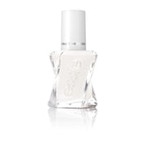 essie Gel Couture ivory white bottle shown with creamy, premium finish