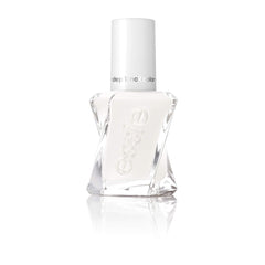 essie Gel Couture ivory white bottle shown with creamy, premium finish