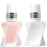 Essie Gel Couture Kit rosado claro: botella con color suave para uñas elegantes.