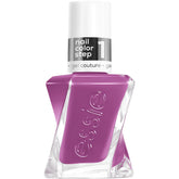 essie Gel Couture Strut With It bottle showing the violet shade and premium finish.