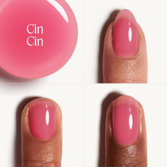 essie Glass Nails tono púrpura profundo para un look glamuroso.