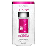 essie Good to Go top coat bottle close-up showing quick-dry, high-shine finish