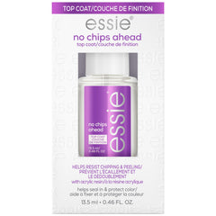 essie No Chips Ahead top coat for a glossy, long-lasting manicure