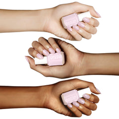 essie guía de aplicación con base, color y top coat para manicura completa