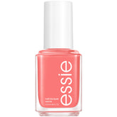essie Peach Side Babe nail polish bottle with a glossy peachy coral finish.