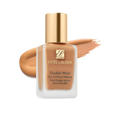 Estee Lauder Double Wear original bottle close-up showing matte finish and long wear.