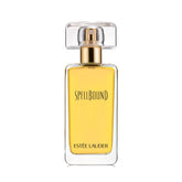 Estée Lauder SpellBound bottle highlights elegant design and versatile daytime fragrance.
