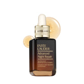 Estée Lauder Advanced Night Repair bottle closeup showing premium packaging and hydration potential