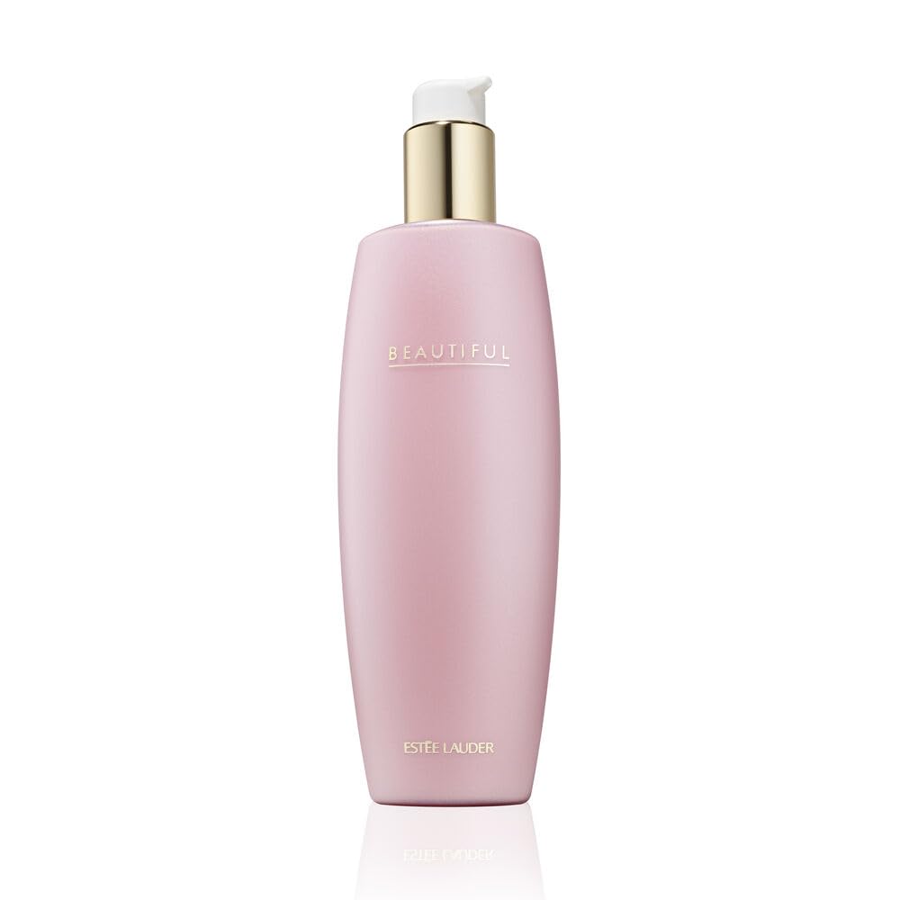 Estée Lauder Beautiful lotion bottle close-up showing lightweight hydration for daily use.
