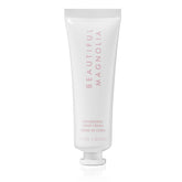 Estée Lauder Beautiful Magnolia hand cream jar showcases rich hydration.