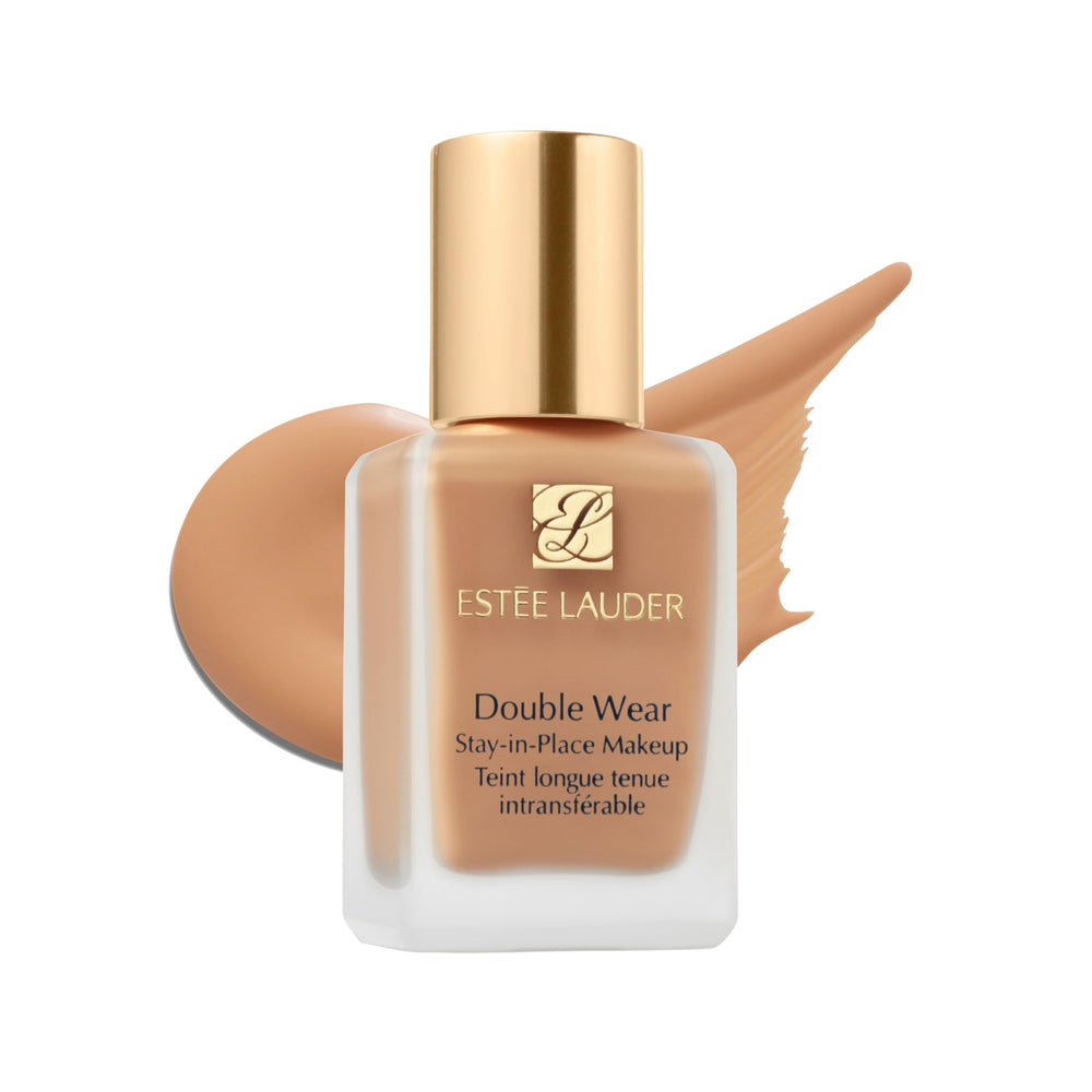 Estée Lauder Double Wear original formula bottle demonstrates long-lasting, true-to-skin coverage.