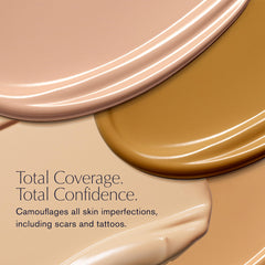Estée Lauder Double Wear tattoo coverage on arm demonstrates camouflage capability for skin imperfections.
