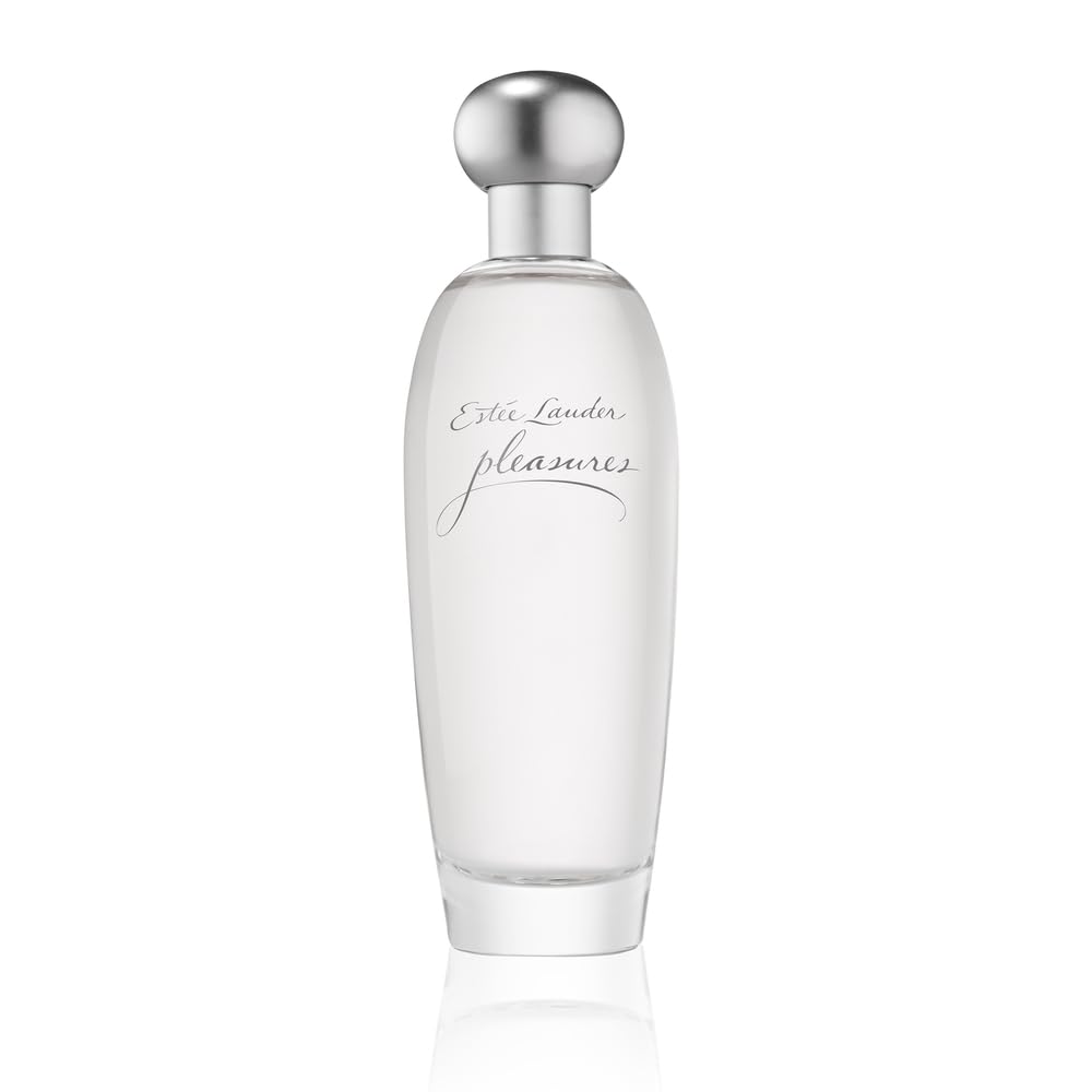 Estée Lauder Pleasures bottle top notes close-up for fresh daytime flair