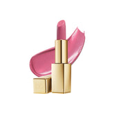 Estée Lauder Pure Color Hi-Lustre Lipstick Pink Parfait swatch with dimensional shimmer