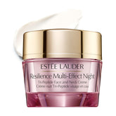 Estée Lauder Resilience Night Cream bottle delivering overnight hydration.