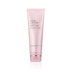 Estee Lauder Soft Clean bottle pour for gentle cleansing on dry skin.