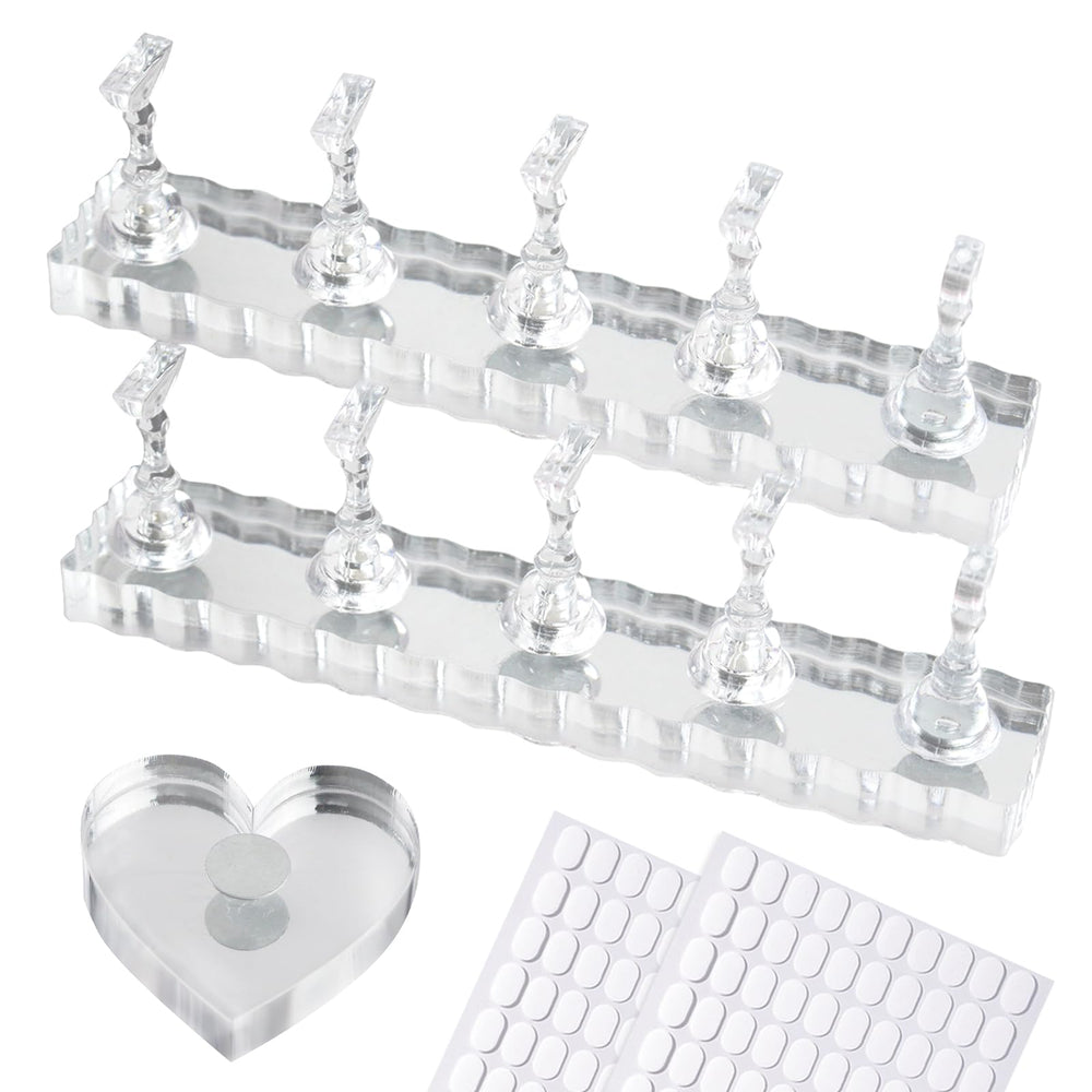 ESUOHYM nail stand magnetic base secures tips for precise painting