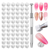 ESUOHYM soft nail sponges 150 pcs for smooth gradients and even color distribution.