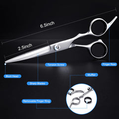 ESVIENS barber shears with ergonomic handle offering comfortable control