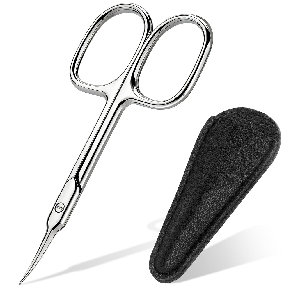 ESVIENS Cuticle Scissors with extra curved blade for precise trimming.