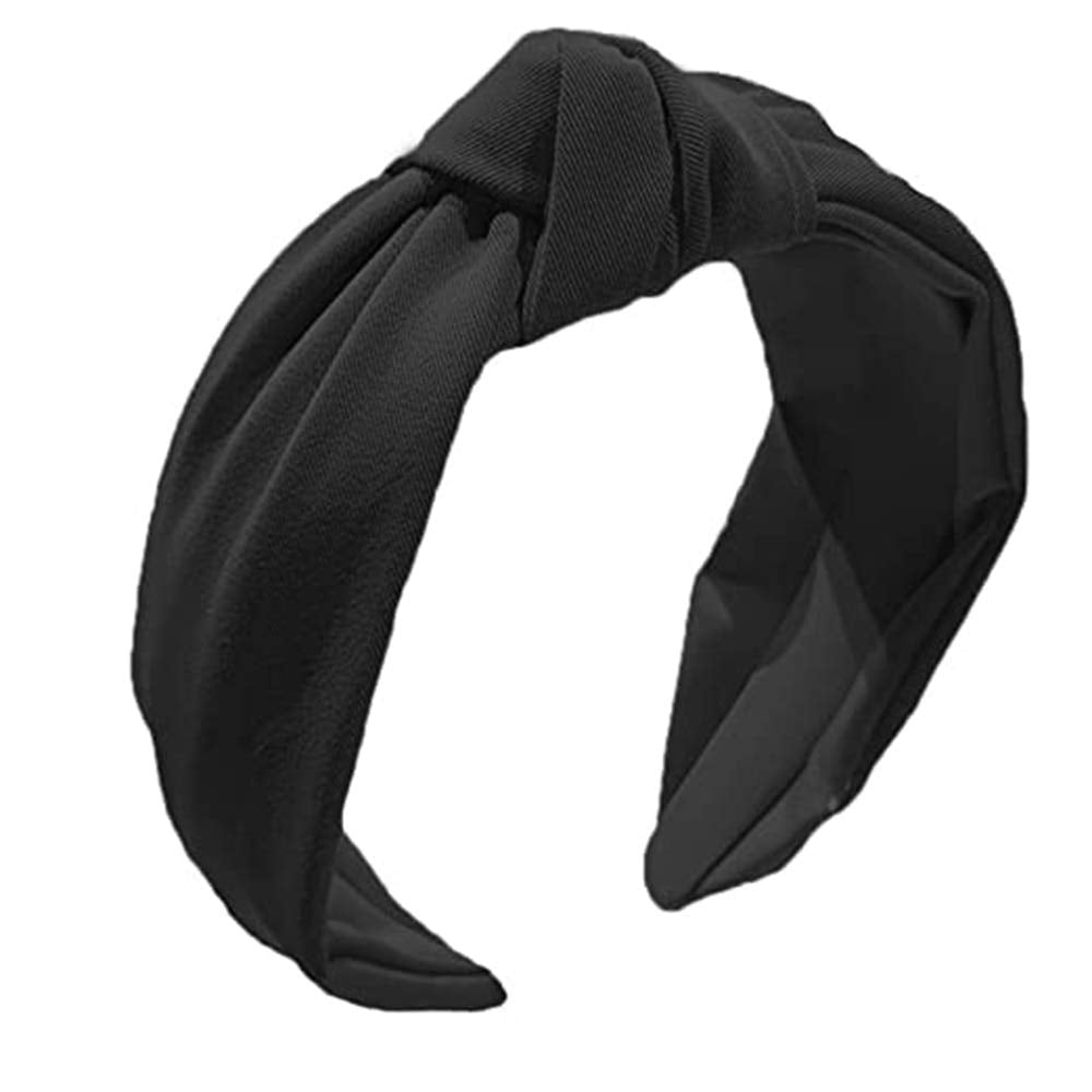 Etercycle cinta para el cabello ancha con nudo, cómoda para yoga y ejercicio